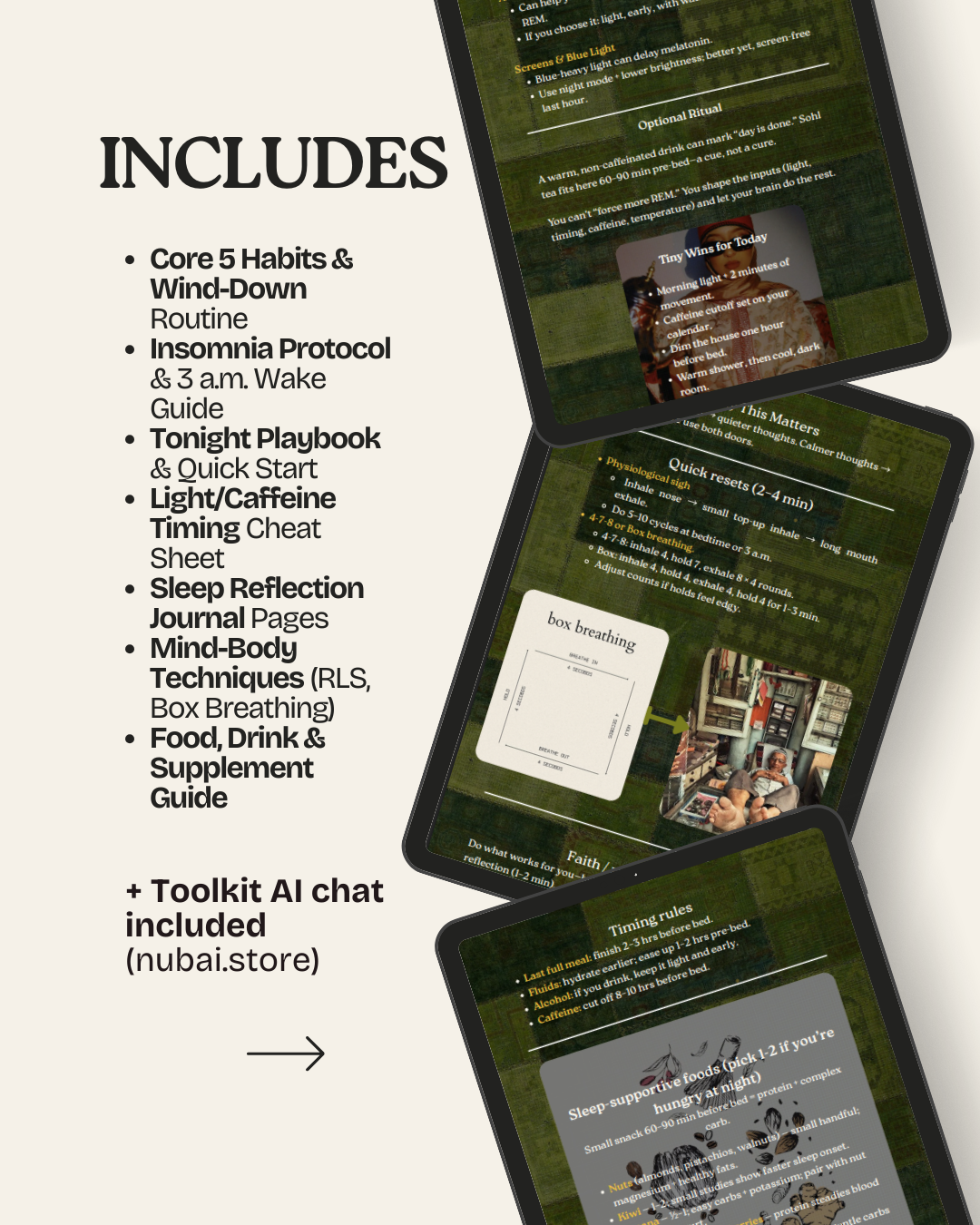 The Nubaï Sleep Toolkit