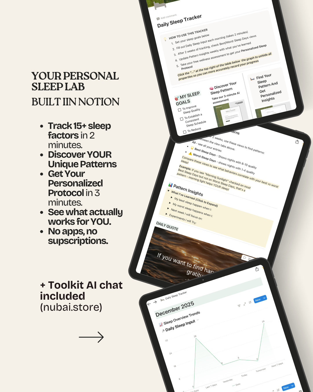 Daily Sleep Journal & Pattern Discovery System