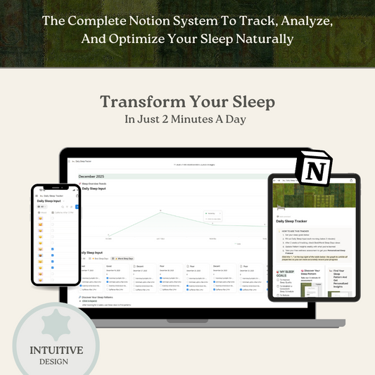 Daily Sleep Journal & Pattern Discovery System